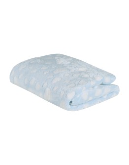 DAS BABY ΚΟΥΒΕΡΤΑ FLEECE ΑΓΚΑΛΙΑΣ RELAX 4908 LIGHT BLUE