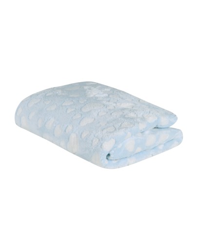 DAS BABY ΚΟΥΒΕΡΤΑ FLEECE ΑΓΚΑΛΙΑΣ RELAX 4908 LIGHT BLUE