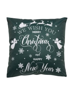 DAS HOME CHRISTMAS ΜΑΞΙΛΑΡΙ ΦΙΓΟΥΡΑΣ 45X45 0771 GREEN