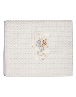 GREENWICH POLO CLUB ΚΟΥΒΕΡΤΑ ΠΙΚΕ ΑΓΚΑΛΙΑΣ ESSENTIAL 8840 ΓΚΡΙ, ΛΕΥΚΟ