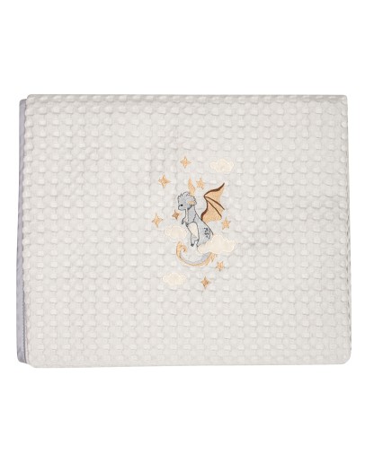 GREENWICH POLO CLUB ΚΟΥΒΕΡΤΑ ΠΙΚΕ ΚΟΥΝΙΑΣ ESSENTIAL ΒΑΒΥ 8840 ΓΚΡΙ, ΛΕΥΚΟ