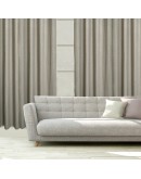 DAS HOME ΚΟΥΡΤΙΝΑ ΜΕ ΚΡΙΚΟΥΣ 140Χ270 2260 ΣΠΑΓΓΙ ΣΚΟΥΡΟ