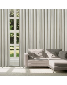 DAS HOME ΚΟΥΡΤΙΝΑ ΜΕ ΚΡΙΚΟΥΣ 140Χ270 2255 ΓΚΡΙ