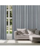 DAS HOME ΚΟΥΡΤΙΝΑ ΜΕ ΚΡΙΚΟΥΣ 140Χ270 2256 ΓΚΡΙ ΣΚΟΥΡΟ