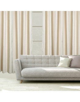 DAS HOME ΚΟΥΡΤΙΝΑ ΜΕ ΚΡΙΚΟΥΣ 140Χ270 2257 ΜΠΕΖ