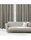 DAS HOME ΚΟΥΡΤΙΝΑ ΜΕ ΚΡΙΚΟΥΣ 140Χ270 2259 ΓΚΡΙ