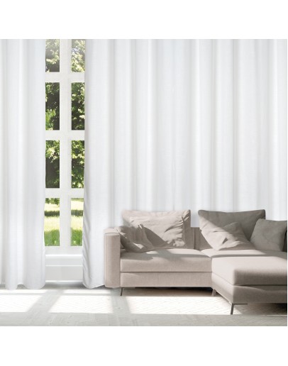 DAS HOME ΚΟΥΡΤΙΝΑ ΜΕ ΚΡΙΚΟΥΣ 140Χ270 2249 ΕΚΡΟΥ