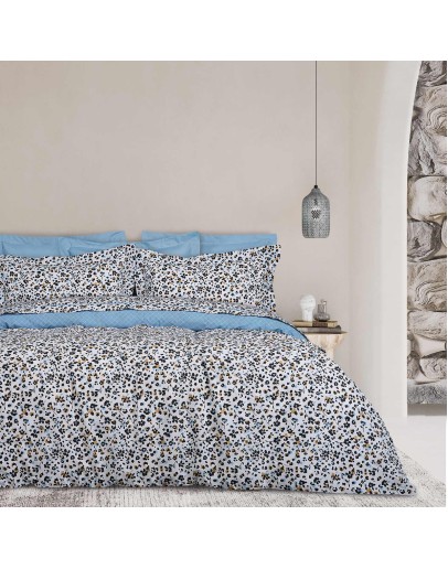 DAS HOME ΚΟΥΒΕΡΛΙ ΜΟΝΟ DAILY 9622 BLACK, BLUE, ECRU