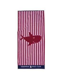 GREENWICH POLO CLUB JUNIOR ΠΕΤΣΕΤΑ ΘΑΛΑΣΣΗΣ 70Χ140 3901 RED