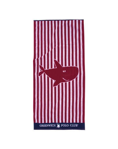 GREENWICH POLO CLUB JUNIOR ΠΕΤΣΕΤΑ ΘΑΛΑΣΣΗΣ 70Χ140 3901 RED