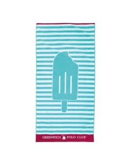 GREENWICH POLO CLUB JUNIOR ΠΕΤΣΕΤΑ ΘΑΛΑΣΣΗΣ 70Χ140 3891 TURQUOISE