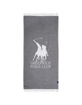 GREENWICH POLO CLUB PAREO MUSLIN 85Χ170 3903 GREY