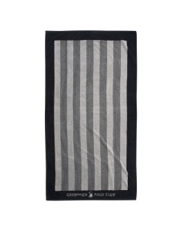 GREENWICH POLO CLUB ΠΕΤΣΕΤΑ ΘΑΛΑΣΣΗΣ 90Χ170 3886 BLACK ECRU