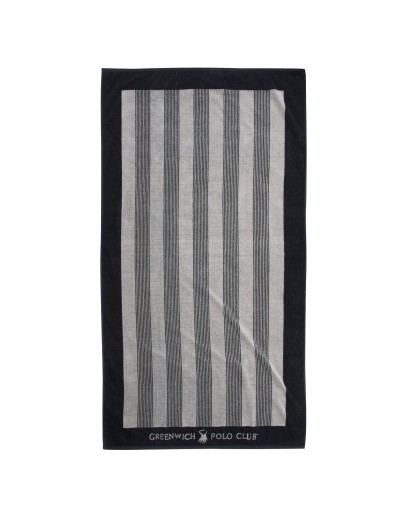 GREENWICH POLO CLUB ΠΕΤΣΕΤΑ ΘΑΛΑΣΣΗΣ 90Χ170 3886 BLACK ECRU