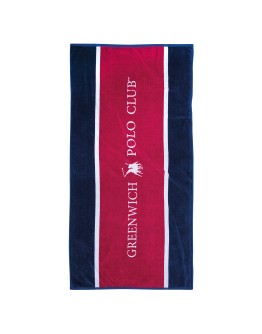 GREENWICH POLO CLUB ΠΕΤΣΕΤΑ ΘΑΛΑΣΣΗΣ 90Χ180 ESSENTIAL 3864 BLUE, RED