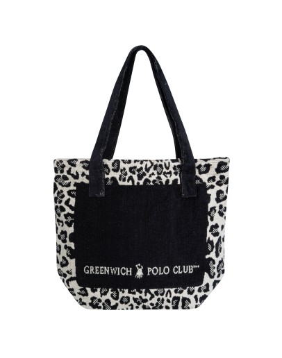 GREENWICH POLO CLUB ΤΣΑΝΤΑ ΘΑΛΑΣΣΗΣ 55Χ40 ESSENTIAL 3861 BEIGE, BLACK