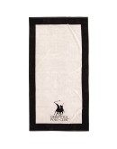 GREENWICH POLO CLUB ΠΕΤΣΕΤΑ ΘΑΛΑΣΣΗΣ 90Χ180 3858 BLACK, ECRU