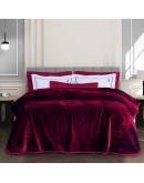 GREENWICH POLO CLUB ΚΟΥΒΕΡΤΑ VELOUR ΥΠΕΡΔΙΠΛH ESSENTIAL 3438 ΜΠΟΡΝΤΩ