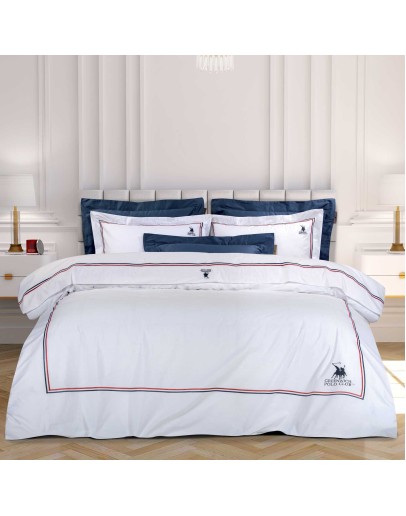 GREENWICH POLO CLUB ΠΑΠΛΩΜΑΤΟΘΗΚΗ ΣΕΤ ΥΠΕΡΔΙΠΛH 2173 WHITE
