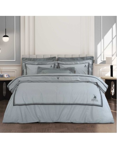 GREENWICH POLO CLUB ΠΑΠΛΩΜΑΤΟΘΗΚΗ ΣΕΤ ΥΠΕΡΔΙΠΛH 2175 GREY