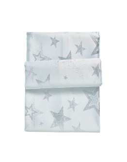 DAS HOME CHRISTMAS ΤΡΑΠΕΖΟΜΑΝΤΗΛΟ 140Χ220 0719 ΑΣΗΜΙ, ΙΒΟΥΑΡ