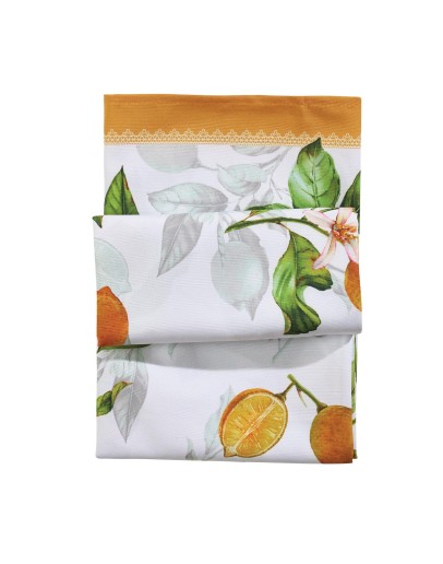 DAS HOME ΤΡΑΠΕΖΟΜΑΝΤΗΛΟ 140Χ180 0724 ΚΙΤΡΙΝΟ, ΛΕΥΚΟ, ΠΡΑΣΙΝΟ