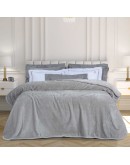 GREENWICH POLO CLUB ΚΟΥΒΕΡΤΑ VELOUR ΥΠΕΡΔΙΠΛH ESSENTIAL 3442 LIGHT GREY