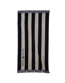 GREENWICH POLO CLUB ΠΕΤΣΕΤΑ ΘΑΛΑΣΣΗΣ 90Χ170 3727 BLACK, TAUPE