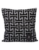 GREENWICH POLO CLUB ΔΙΑΚΟΣΜΗΤΙΚΟ ΜΑΞΙΛΑΡΙ 40X40 3901 ΓΚΡΙ, ΜΑΥΡΟ