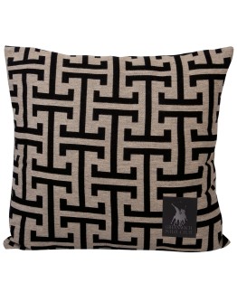 GREENWICH POLO CLUB ΔΙΑΚΟΣΜΗΤΙΚΟ ΜΑΞΙΛΑΡΙ 40X40 3902 ΜΑΥΡΟ, ΜΠΕΖ