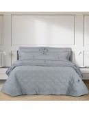 GREENWICH POLO CLUB ΚΟΥΒΕΡΛΙ ΥΠΕΡΔΙΠΛΟ ΣΕΤ 2163 GREY