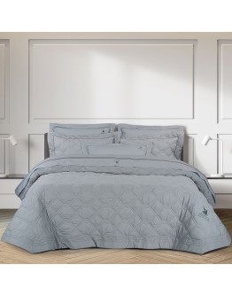 GREENWICH POLO CLUB ΚΟΥΒΕΡΛΙ ΥΠΕΡΔΙΠΛΟ ΣΕΤ 2163 GREY