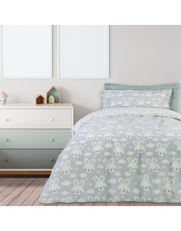 DAS KIDS ΣΕΤ ΠΑΠΛΩΜΑΤΟΘΗΚΗ ΜΟΝΗ 4823 ΓΚΡΙ, ΛΕΥΚΟ, ΜΕΝΤΑ