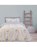 DAS KIDS ΣΕΤ ΠΑΠΛΩΜΑΤΟΘΗΚΗ ΜΟΝΗ 4824 ΚΙΤΡΙΝΟ, ΜΠΕΖ, ΜΠΛΕ