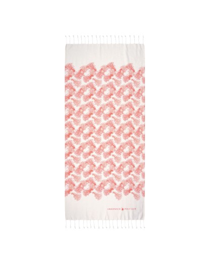 GREENWICH POLO CLUB PAREO PRINTED 80Χ180 3664 CORAL