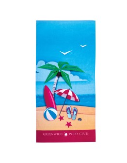 GREENWICH POLO CLUB JUNIOR ΠΕΤΣΕΤΑ ΘΑΛΑΣΣΗΣ 70Χ140 3719 MULTICOLOR