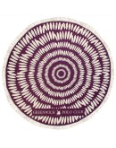 GREENWICH POLO CLUB ΠΕΤΣΕΤΑ ΣΤΡΟΓΓΥΛΗ ΘΑΛΑΣΣΗΣ 3687 BORDEAUX, ECRU