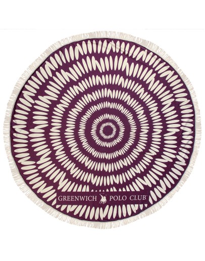 GREENWICH POLO CLUB ΠΕΤΣΕΤΑ ΣΤΡΟΓΓΥΛΗ ΘΑΛΑΣΣΗΣ 3687 BORDEAUX, ECRU