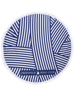 GREENWICH POLO CLUB ΠΕΤΣΕΤΑ ΣΤΡΟΓΓΥΛΗ ΘΑΛΑΣΣΗΣ 3688 BLUE, WHITE
