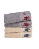 GREENWICH POLO CLUB ΣΕΤ ΠΕΤΣΕΤΕΣ 4 ΤΕΜΑΧΙΩΝ 2671 ΓΚΡΙ, ΜΠΕΖ