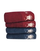 GREENWICH POLO CLUB ΣΕΤ ΠΕΤΣΕΤΕΣ 4 ΤΕΜΑΧΙΩΝ 2673 ΜΠΛΕ, ΜΠΟΡΝΤΩ