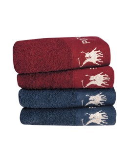 GREENWICH POLO CLUB ΣΕΤ ΠΕΤΣΕΤΕΣ 4 ΤΕΜΑΧΙΩΝ 2673 ΜΠΛΕ, ΜΠΟΡΝΤΩ