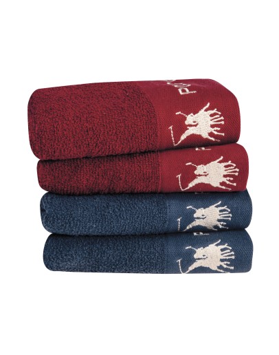 GREENWICH POLO CLUB ΣΕΤ ΠΕΤΣΕΤΕΣ 4 ΤΕΜΑΧΙΩΝ 2673 ΜΠΛΕ, ΜΠΟΡΝΤΩ