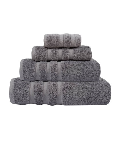 DAS HOME ΠΕΤΣΕΤΑ ΜΠΑΝΙΟΥ PRESTIGE 80Χ150 1163 DARK GREY