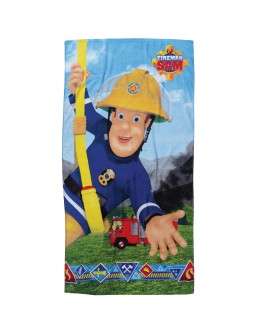 SAM THE FIREMAN 5848 ΠΕΤΣΕΤΑ ΘΑΛΑΣΣΗΣ 70Χ140 ΚΙΤΡΙΝΟ, ΜΠΛΕ