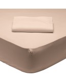 DAS HOME ΣΕΝΤΟΝΙ ΗΜΙΔΙΠΛΟ ΜΕ ΛΑΣΤΙΧΟ 120*200+35 BEIGE 1002 BEIGE