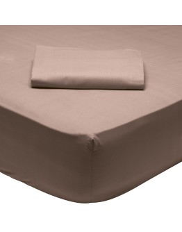 DAS HOME 1003 ΣΕΝΤΟΝΙ ΗΜΙΔΙΠΛΟ ΜΕ ΛΑΣΤΙΧΟ 120*200+35 DARK NUDE DARK NUDE