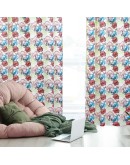 DAS HOME 2106 ΚΟΥΡΤΙΝΑ 140Χ280 ΜΕ ΤΡΟΥΚΣ ΕΚΡΟΥ, ΚΕΡΑΜΙΔΙ, ΛΑΧΑΝΙ, ΠΕΤΡΟΛ