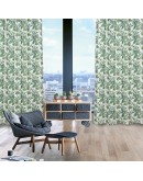 DAS HOME 2178 ΚΟΥΡΤΙΝΑ 140Χ260 ΜΕ ΤΡΟΥΚΣ ΕΚΡΟΥ, ΠΡΑΣΙΝΟ