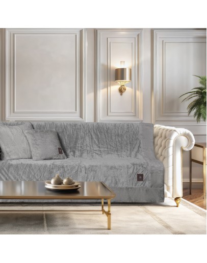 GREENWICH POLO CLUB ΡΙΧΤΑΡΙ VELVET 180Χ250 PREMIUM 3970 GREY